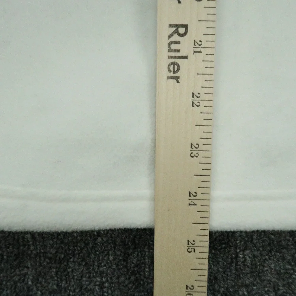 The North Face Jacket Womens Medium White Gray Full Zip Pocket Flash Dry Fleece